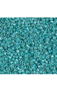 Miyuki delica beads 10/0 - Opaque turquoise green ab DBM-166